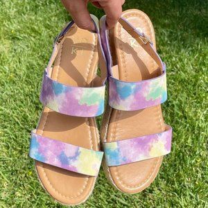 Tie Dye Espadrille Sandals